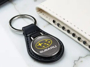 Subaru Pet Keychain Durable Acrylic Drift Feel